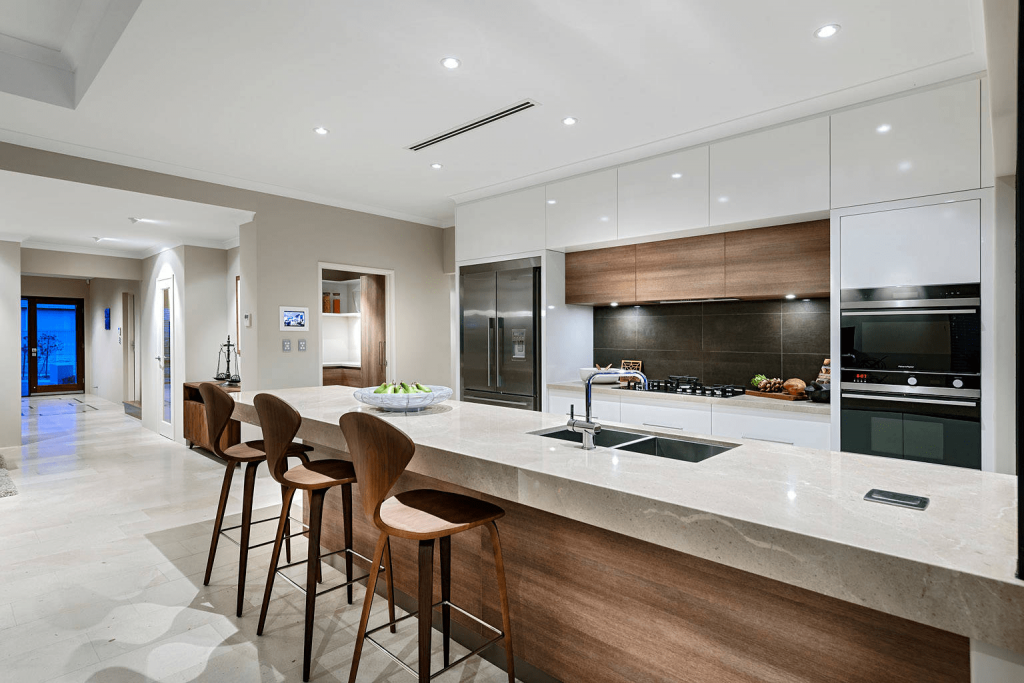 Luxury kitchens ideas design highlighting high-end appliances and elegant finishes